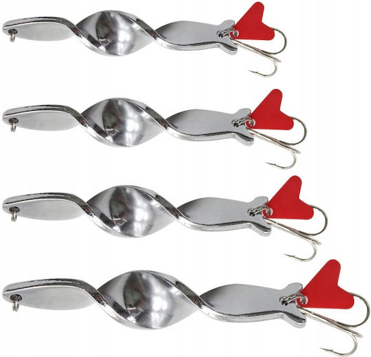 Pike Zander Rotating Изкуствена Стръв 6.2бр/10гр Сребрист