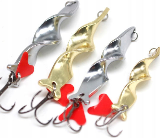 Pike Zander Rotating Изкуствена Стръв 6.2бр/10гр Сребрист