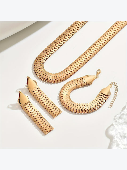 Set mit Halskette , Ohrringe & Armband