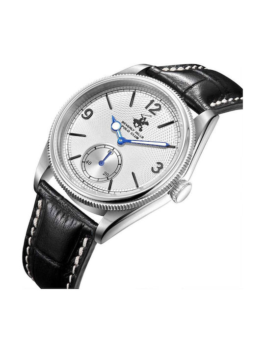 Beverly Hills Polo Club Uhr Batterie mit Lederarmband