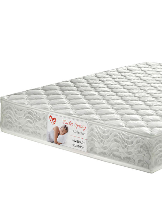 Beamer Kinderbett Koje Semi-Doppel Weiß für Matratze 140x190cm
