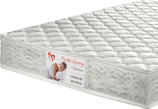 Beamer Kids Bed Bunk Semi Double White for Mattress 140x190cm