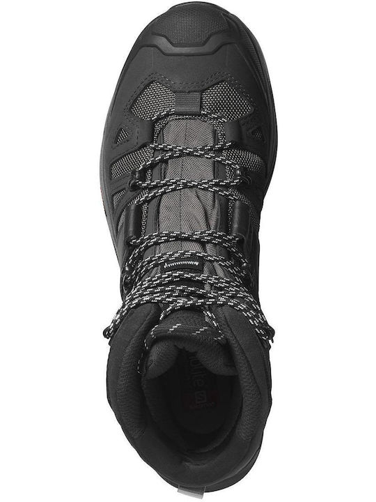 Salomon Quest 4 GTX Men's Hiking Boots Waterproof With Gore-Tex Membrane Magnet / Black / Quarry