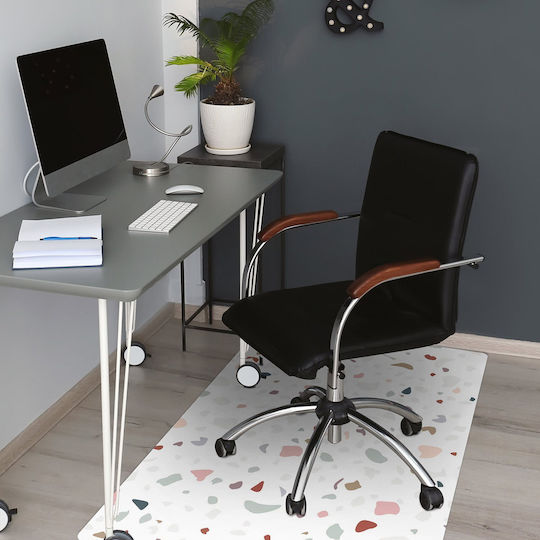 Tulup Bürostuhlunterlagen Schutzmatte Für Boden Mit Bunte Flecken 120x90 Cm