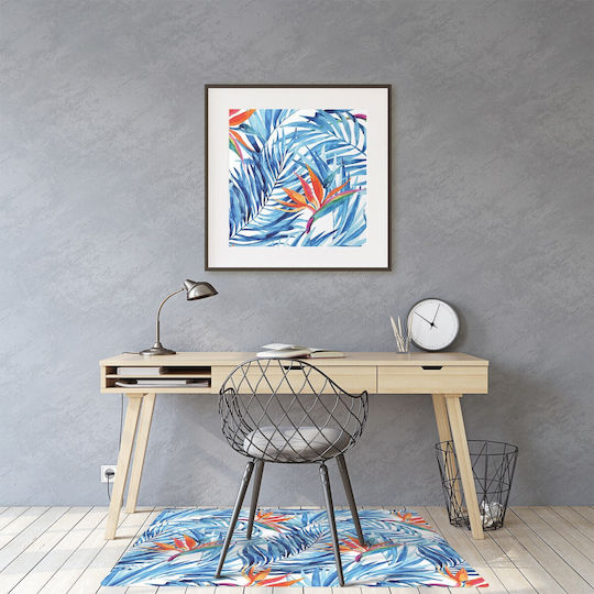 Schutzzubehör für Bürostuhlrollen Blau Himmlisch 100x70 cm