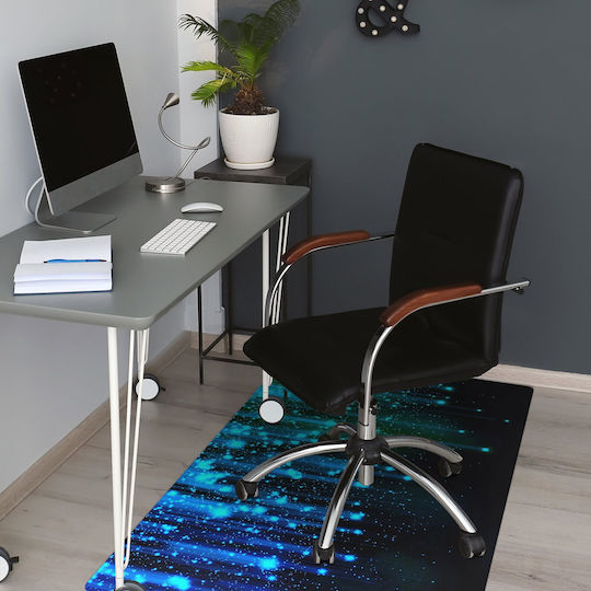 Tulup Προστατευτικό Δαπέδου Γραφείου 140x100cm Μπλε Σωματίδια 010250310030100030964