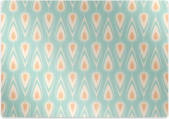 Covoraș De Protecție Pentru Pardoseală Scaun Birou Design Retro 100x70 Cm