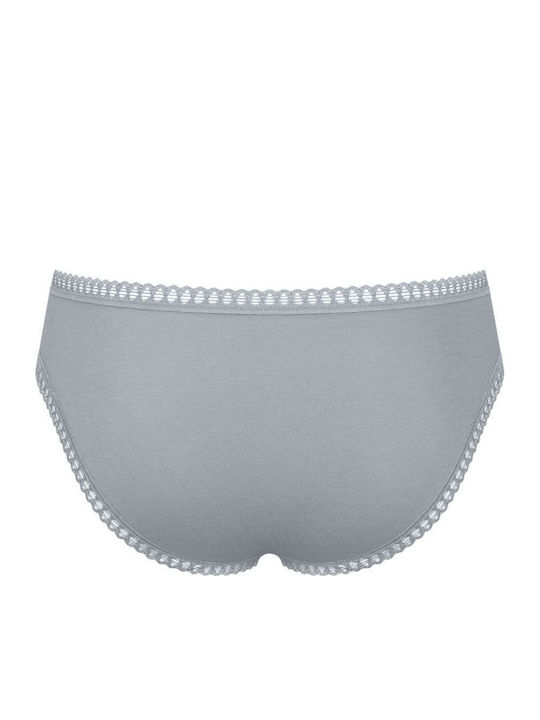 Mini Go Βαμβακερά Femei Slip 3Pack Petrol, Grey, Printed