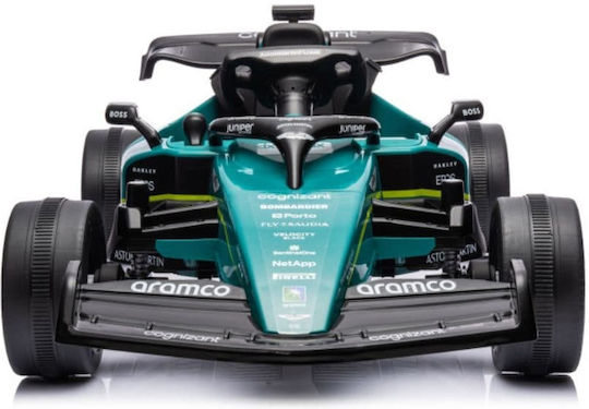 F1 Aston Martin Cu Un Loc Cu Telecomandă Licențiat 24 Volt Albastru Pentru 3+ Ani