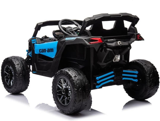 Can Am Maverick Doppelsitzer mit Fernbedienung Lizenziert 12 Volt Blau für 3+ Jahre