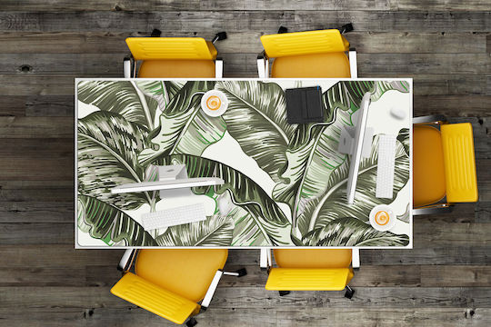 Decorativ Protecție Birou Home Office Frunze De Banană 90x45 Cm