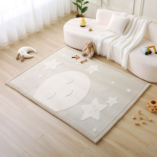 Hakuna Matte Детски килим Бежов 200x150cm Дебелина 25mm