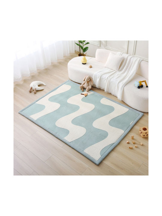 Hakuna Matte Handmade Kids Rug Light Blue 200x150cm Thickness 25mm