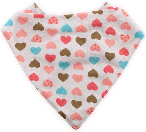 Lorelli Princess Bandana Fabric with Hoop & Loop Fastener Pink 3pcs