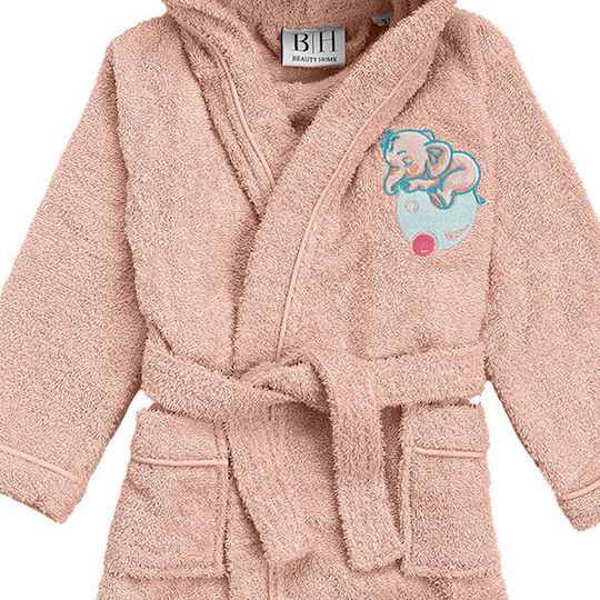 Beauty Home Kids Bathrobe Pink