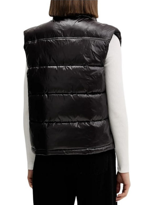 Essential Γυναικείο Αμάνικο Puffer Μπουφάν για Χειμώνα Μαύρο