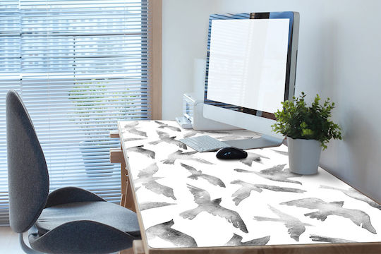 Tăvi Pentru Birou Organizare Tastatură Mouse Pasăre 90x45 Cm