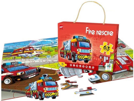 Παιδικό Puzzle Police για 3+ Ετών 63pcs