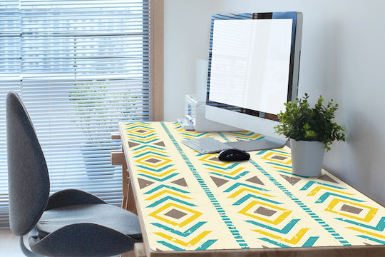 Protecție Birou Muncă Acasă Formă Geometrică 90x45 Cm
