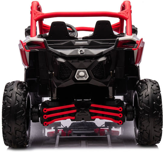 Can-am Maverick X3 Două Locuri cu Telecomandă Licențiat 24 Volt Roșu pentru 3+ Ani