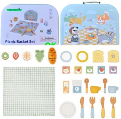 Tooky Toys Παιχνίδι Μαγειρικής / Κουζινικά από Ξύλο για 3+ Ετών