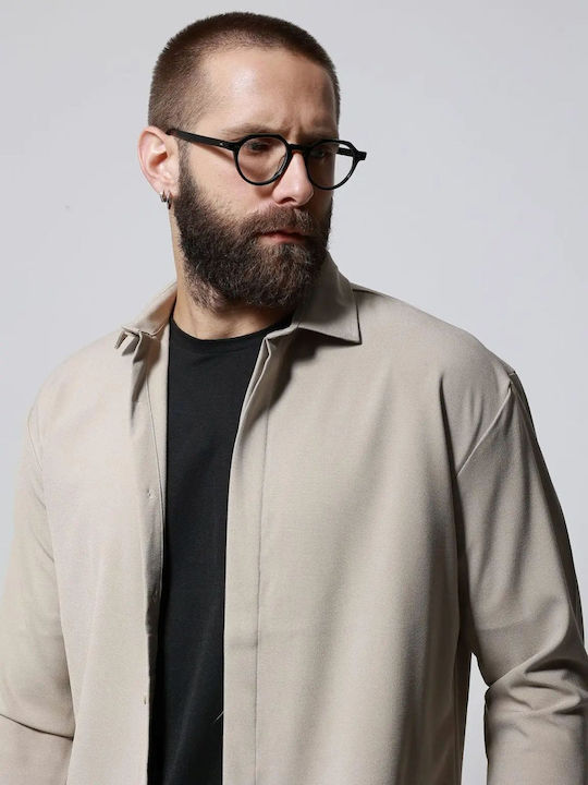 Long-sleeved Shirt Stone