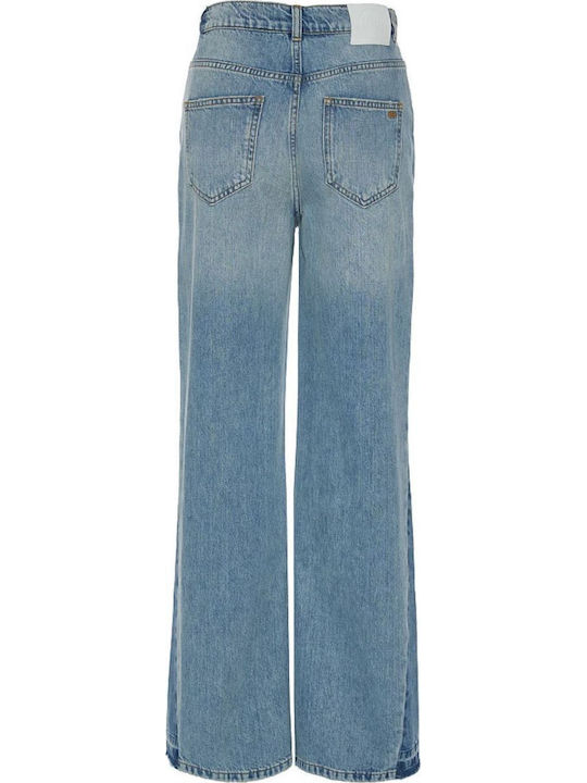 Erika High Waist Women's Jean Trousers Blue Denim