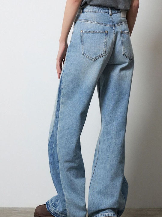 Erika High Waist Women's Jean Trousers Blue Denim