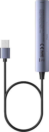 Unitek USB 2.0 Hub 4 Anschlüsse mit USB-A Verbindung