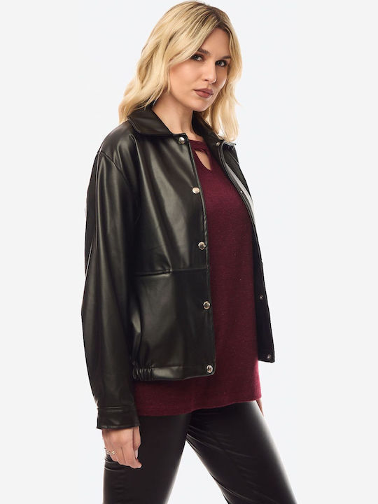 Γυναικείο Biker Jacket Μαύρο