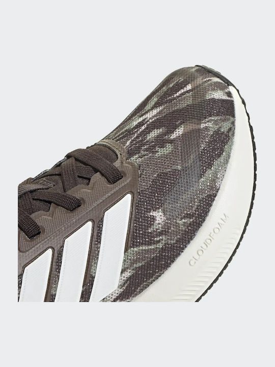 Runfalcon 5 El C Kids Sports Shoes Running with Hoop & Loop Closure Brown