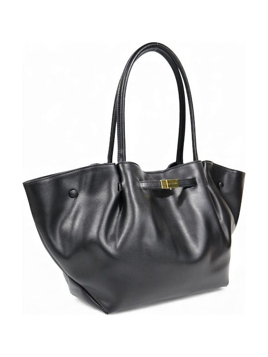 Leather Women's Tote Bag Black