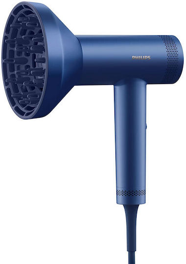 Philips Series 8000 Ionic Hair Dryer Turbo with Diffuser 1400W Blue