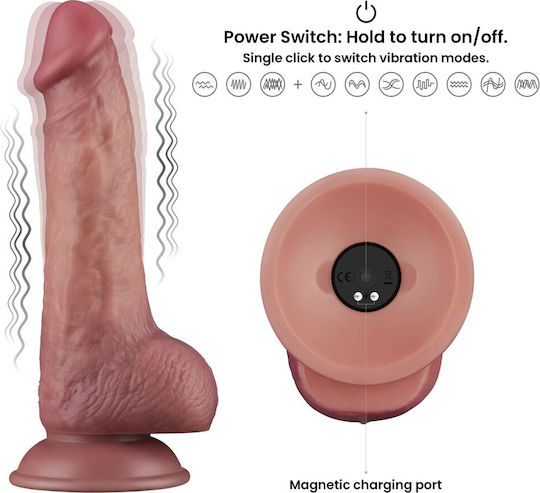 Lovetoy Power Cock Ρεαλιστικός Δονητής 21.5cm Flesh
