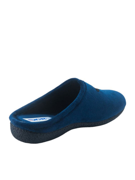 Anatomische Damen Hausschuhe Blau