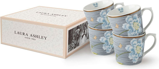 Set Tassen Porzellan 32cl Set 4 Stück Laura Ashley Heritage La182794 00053355