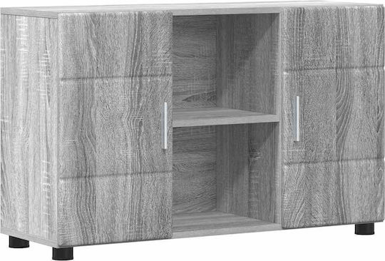Living Room TV Unit Gray Sonoma L88.5xW30.5xH55.5cm