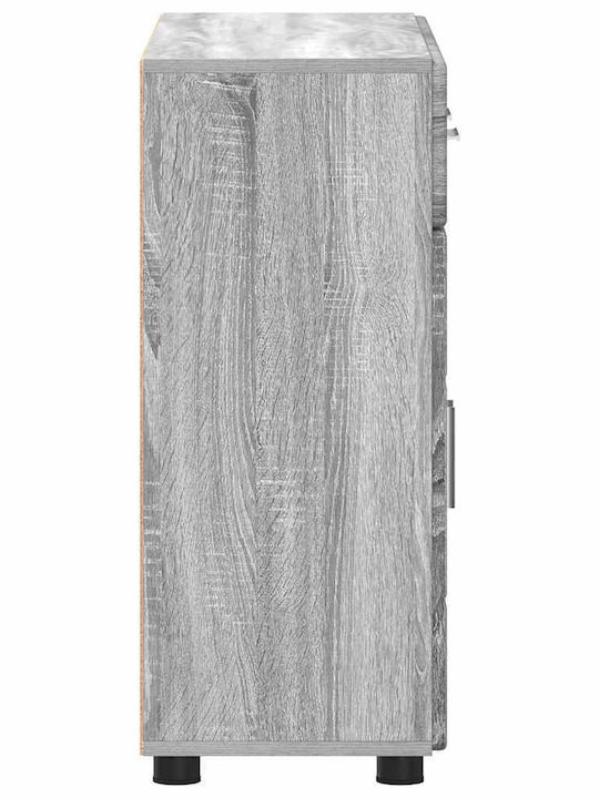 Wohnzimmer TV-Einheit Gray Sonoma L88.5xB30.5xH73cm
