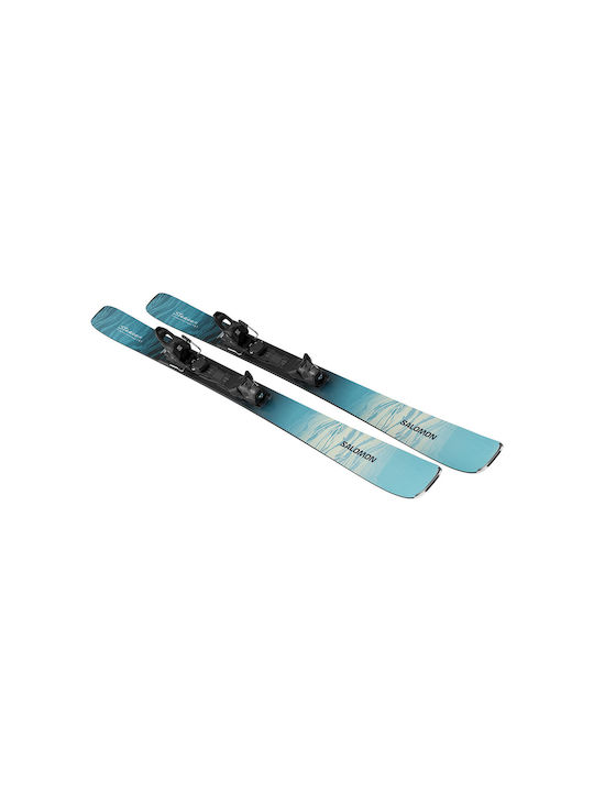 Salomon Stance W 80 Women's Ski Boots in Blue Color with Bindings