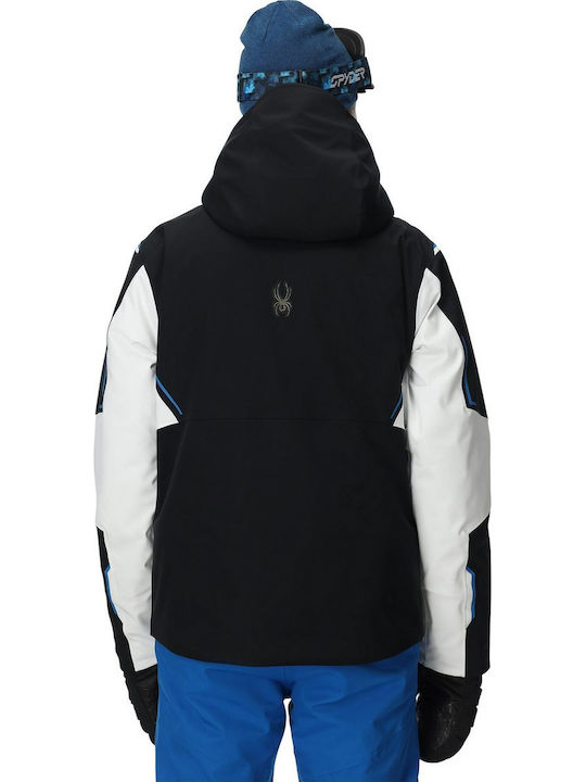 Spyder 38SA075404_WHT Ανδρικό Μπουφάν για Σκι & Snowboard Λευκό