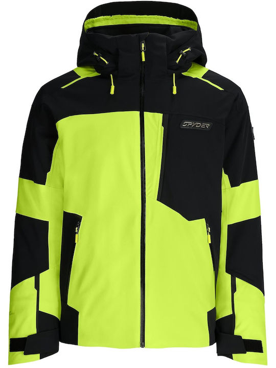 Spyder Leader 38SA073514_LIM Masculin Jachetă pentru Schi & Snowboard Verde