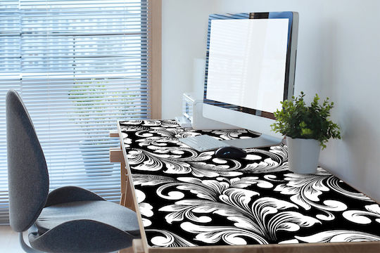Tulup Schreibtischunterlagen Dekorative Schutzmatte Home Office Altes Muster 120x60 cm