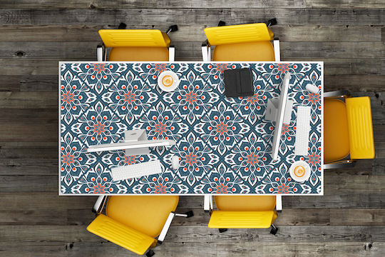 Decorative Protective Desk Pad Home Office Mandala Design 120x60 Cm