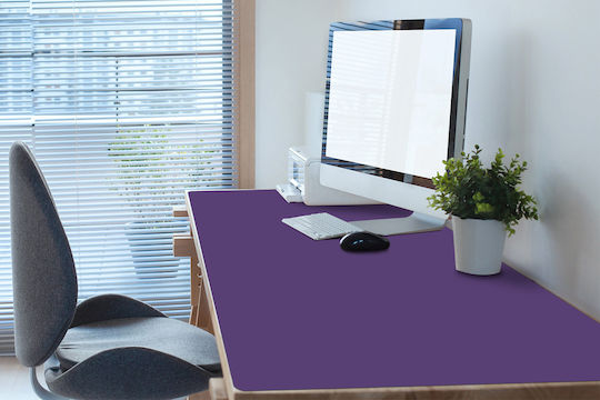 Decorativ Protecție Birou Home Office Monocrom Violet 120x60 Cm