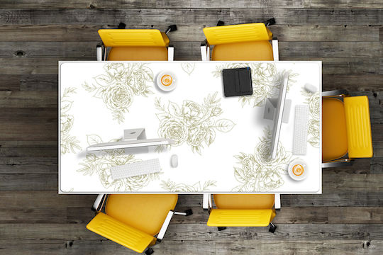 Decorativ Protecție Birou Home Office Stil Francez 120x60 Cm