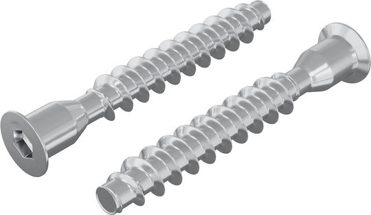 vidaXL Screw Torx Metallic with Diameter M7mm 2pcs