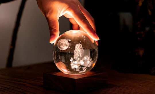 Gingko Dekorative Lampe Crystal Ball Honig
