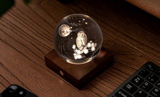Gingko Dekorative Lampe Crystal Ball Honig