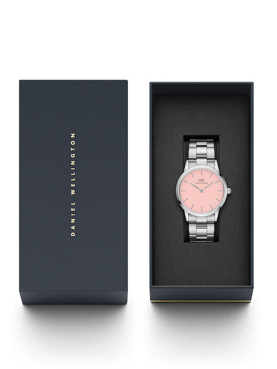 Daniel Wellington Women's Watch with Gray Metal Bracelet