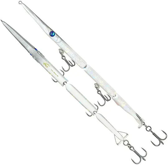 Τεχνητό Jack Fin Stylo Jointed 150 Chrome Uv